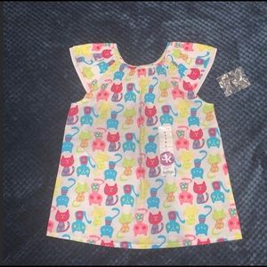 Girls J. Khaki Cat shirt tank 6